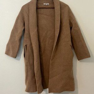 Madewell Camel Coat Cardigan